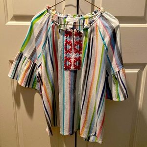 Vintage America embroidered top